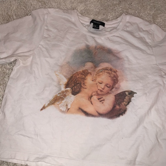 angel shirt forever 21